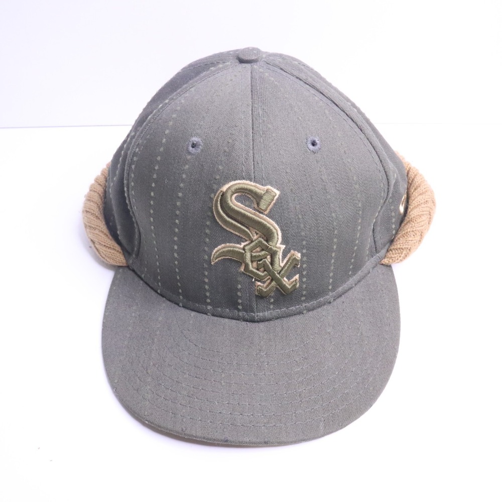 59Fifty Fitted Cap Chicago White Sox MLB New Era Hat 7 1/2 Brown/Green Winter